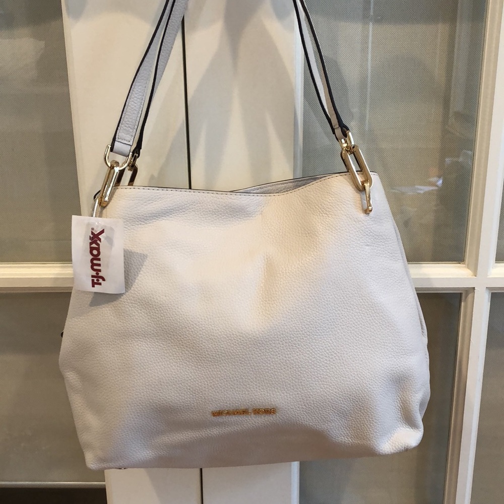 Cream Leather Michael Kors Bag